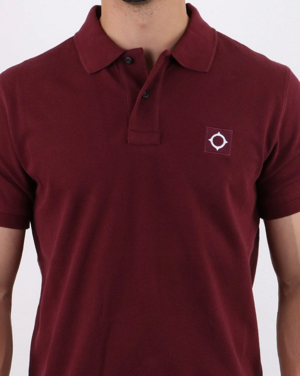 Ma.strum Pique Polo Deep Red - Image 4