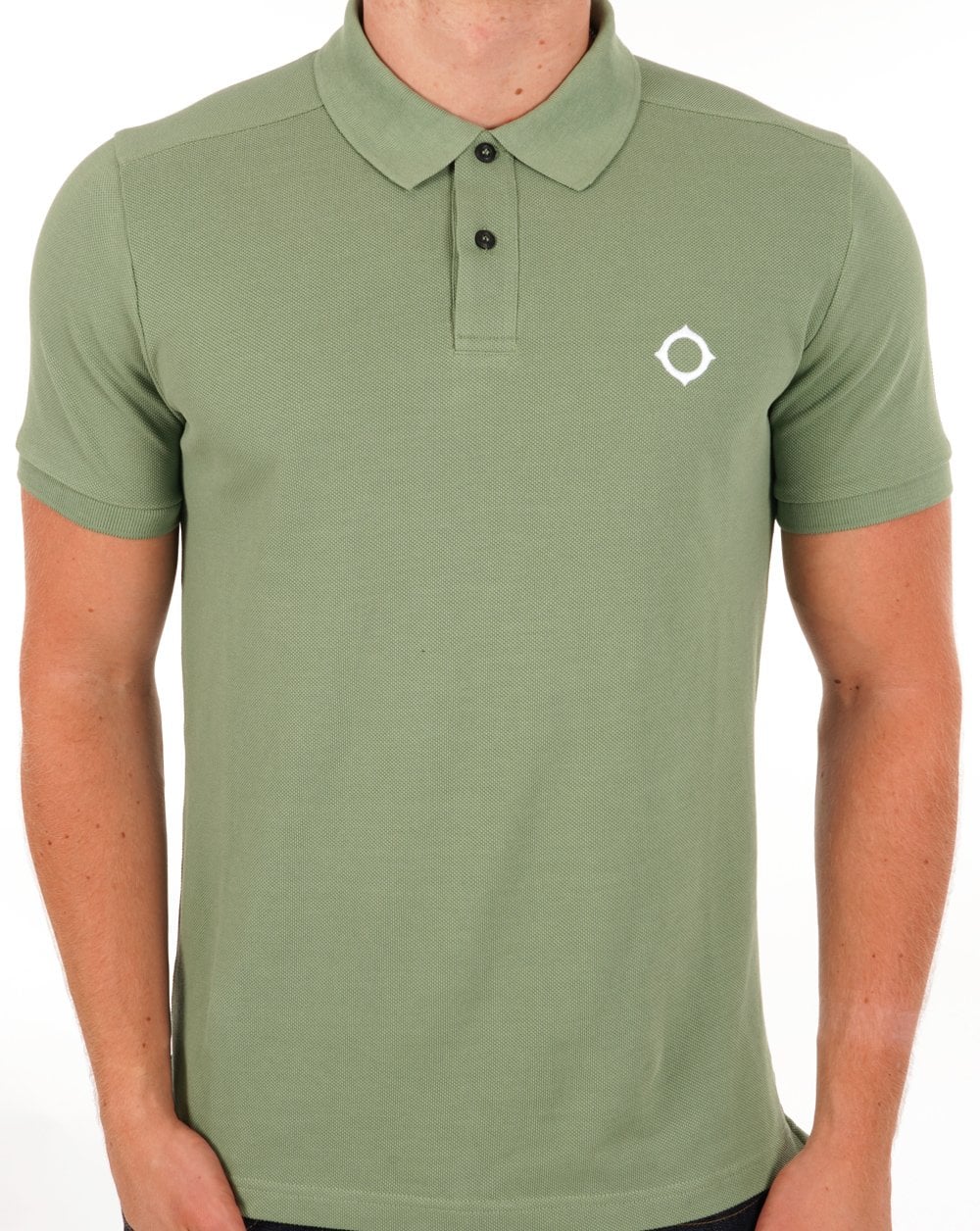 Ma.strum Pique Polo Forest Green - Image 3