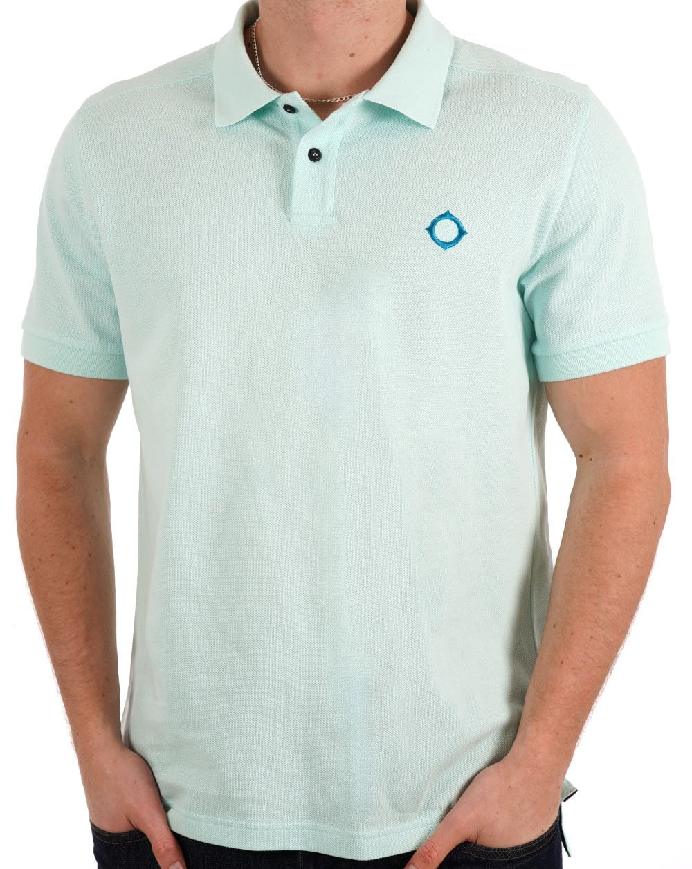 MA.STRUM Pique Polo Iceberg - Image 3