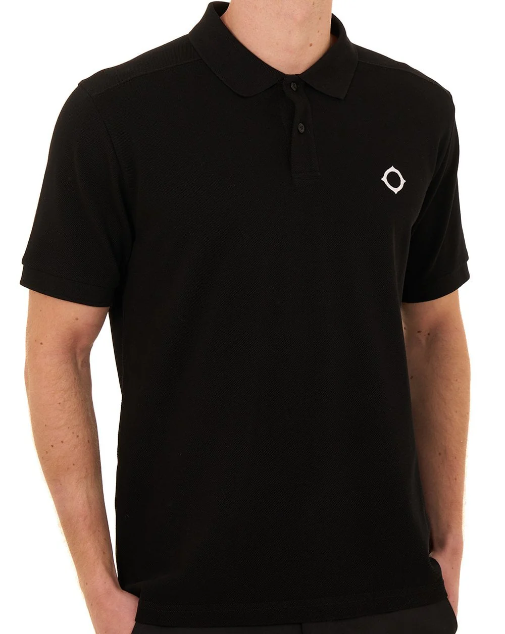 MA.STRUM Pique Polo Jet Black - Image 3