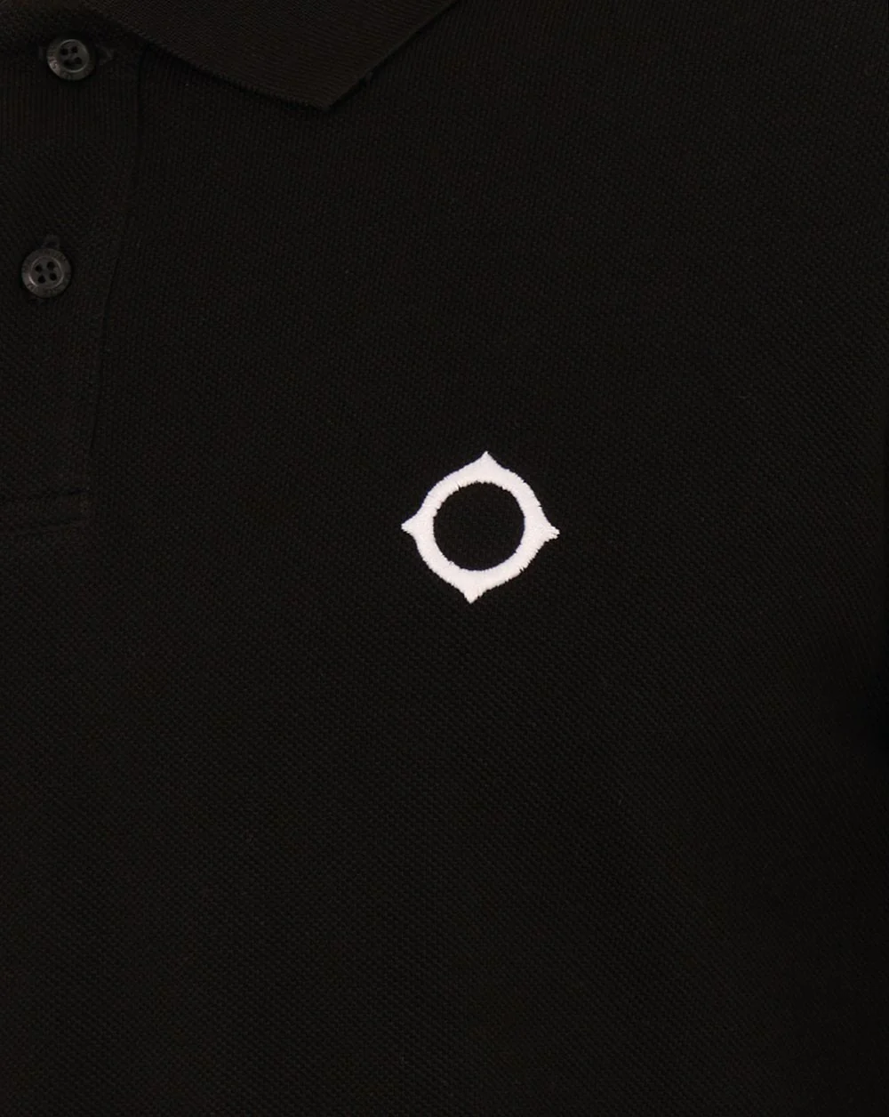 MA.STRUM Pique Polo Jet Black - Image 4
