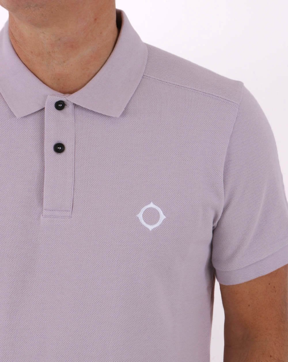MA.STRUM Pique Polo Lilac - Image 2