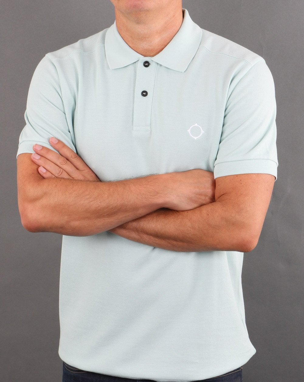 Ma.strum Pique Polo Mist Green - Image 2