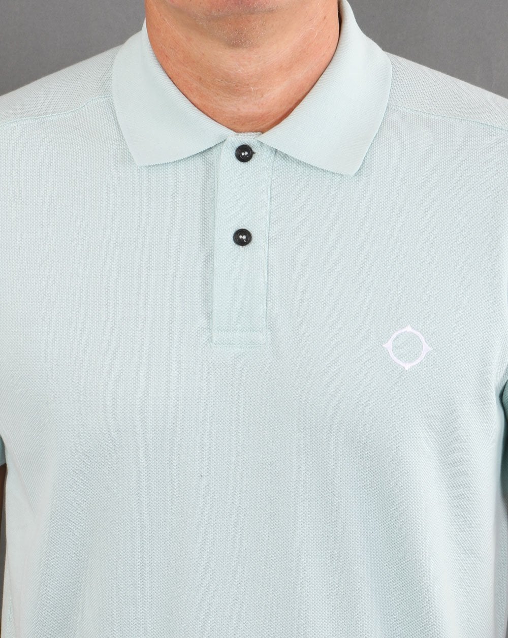 Ma.strum Pique Polo Mist Green - Image 3