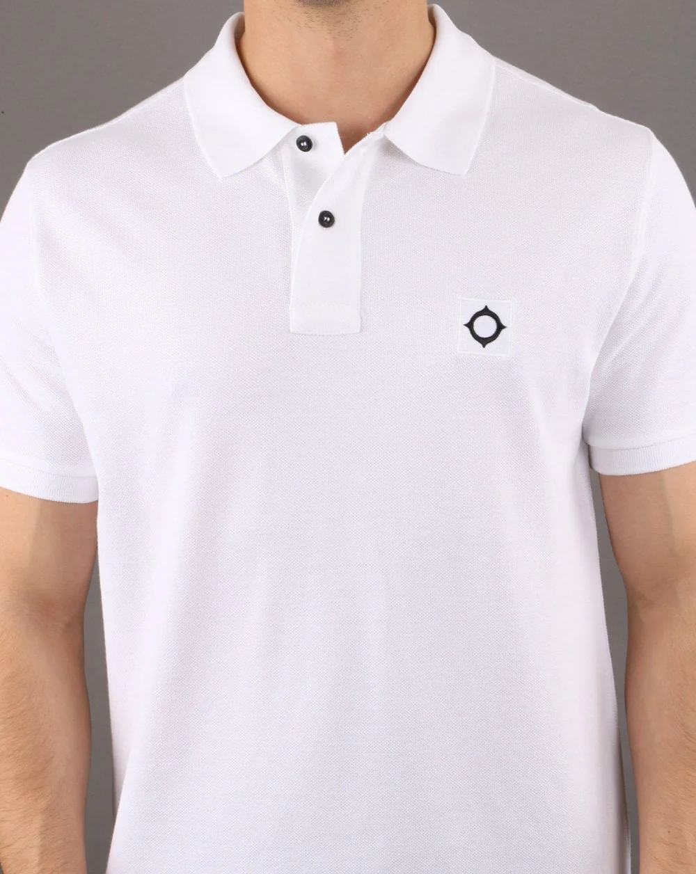 Ma.strum Pique Polo Optic White - Image 4