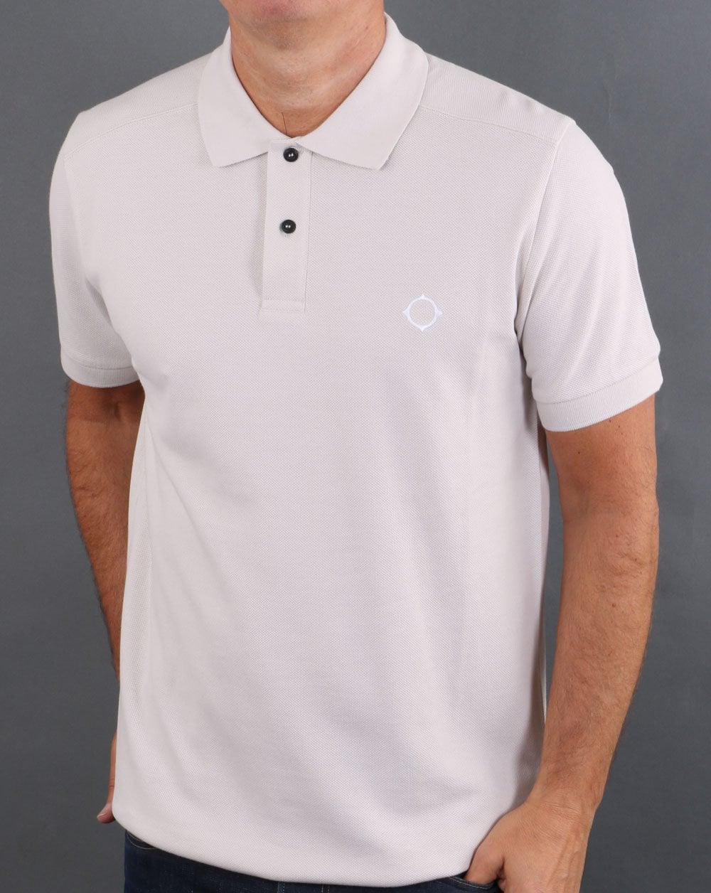 Ma.strum Pique Polo Stone - Image 4