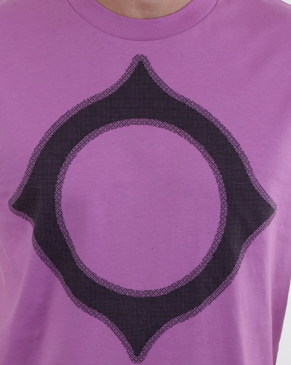 Ma.strum Pixelated Icon T Shirt Mauve - Image 2
