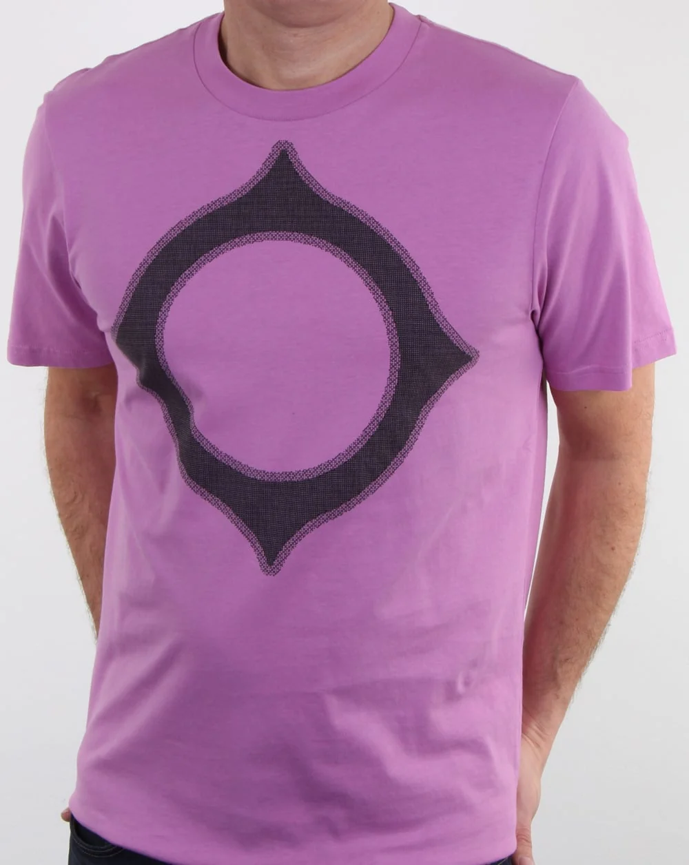 Ma.strum Pixelated Icon T Shirt Mauve - Image 3