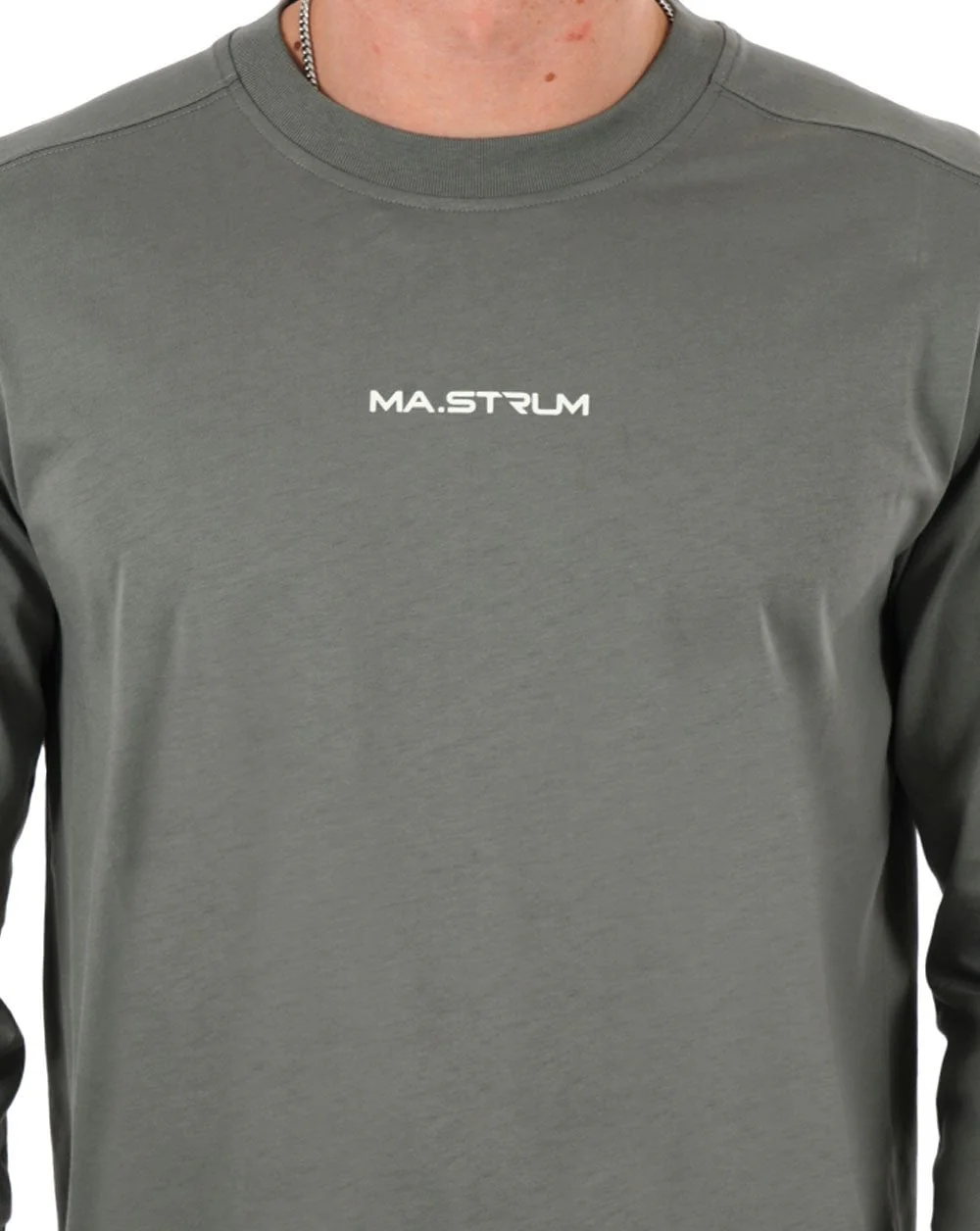 MA.STRUM Printed LS T Shirt Sedona Grey - Image 2