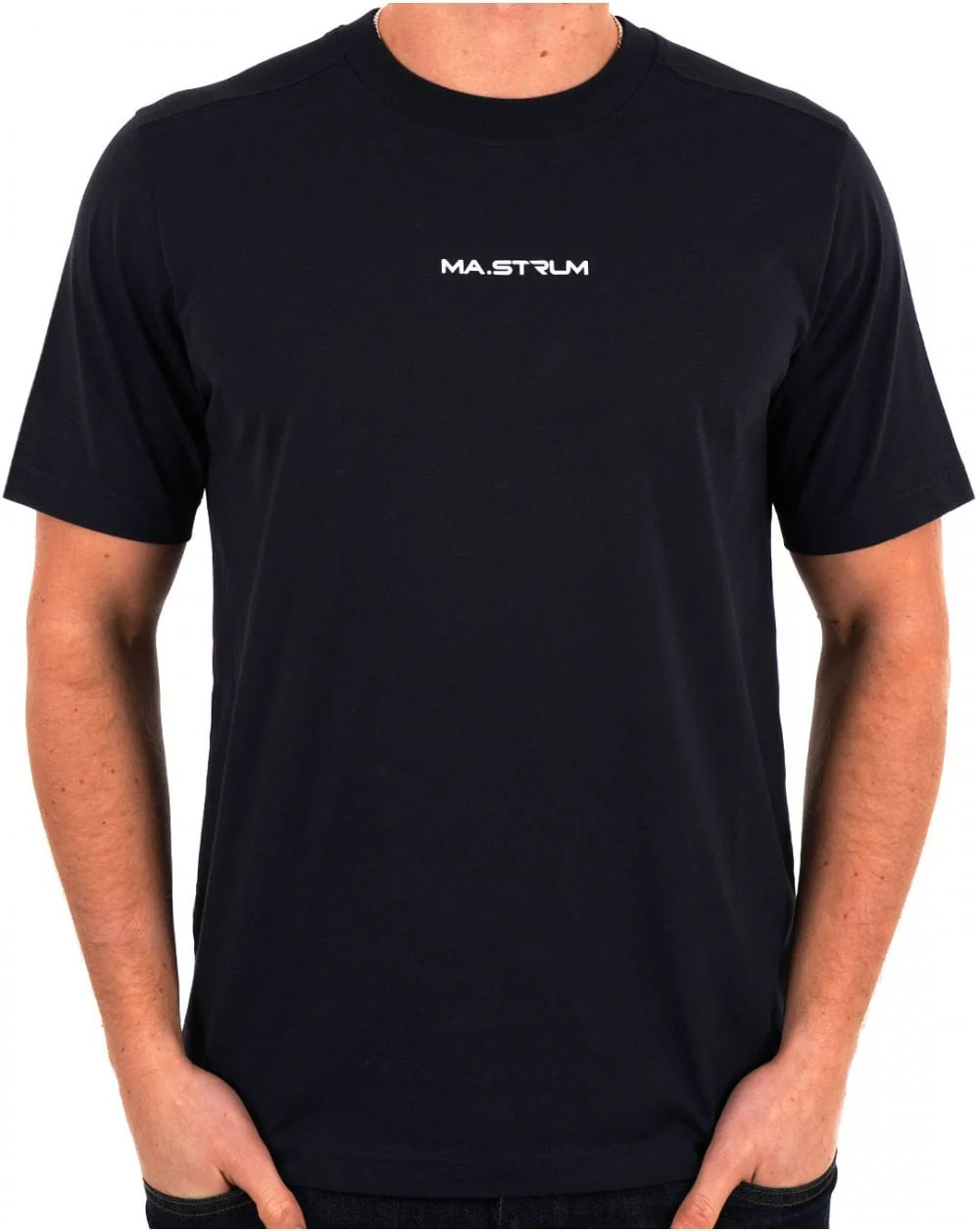 MA.STRUM Printed T Shirt Ink Navy