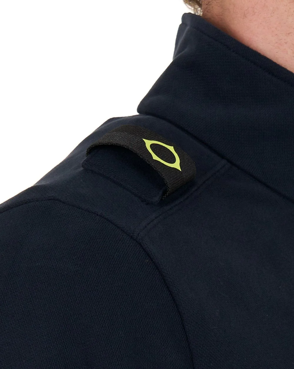 MA.STRUM Quarter Zip Sweatshirt Ink Navy - Image 4