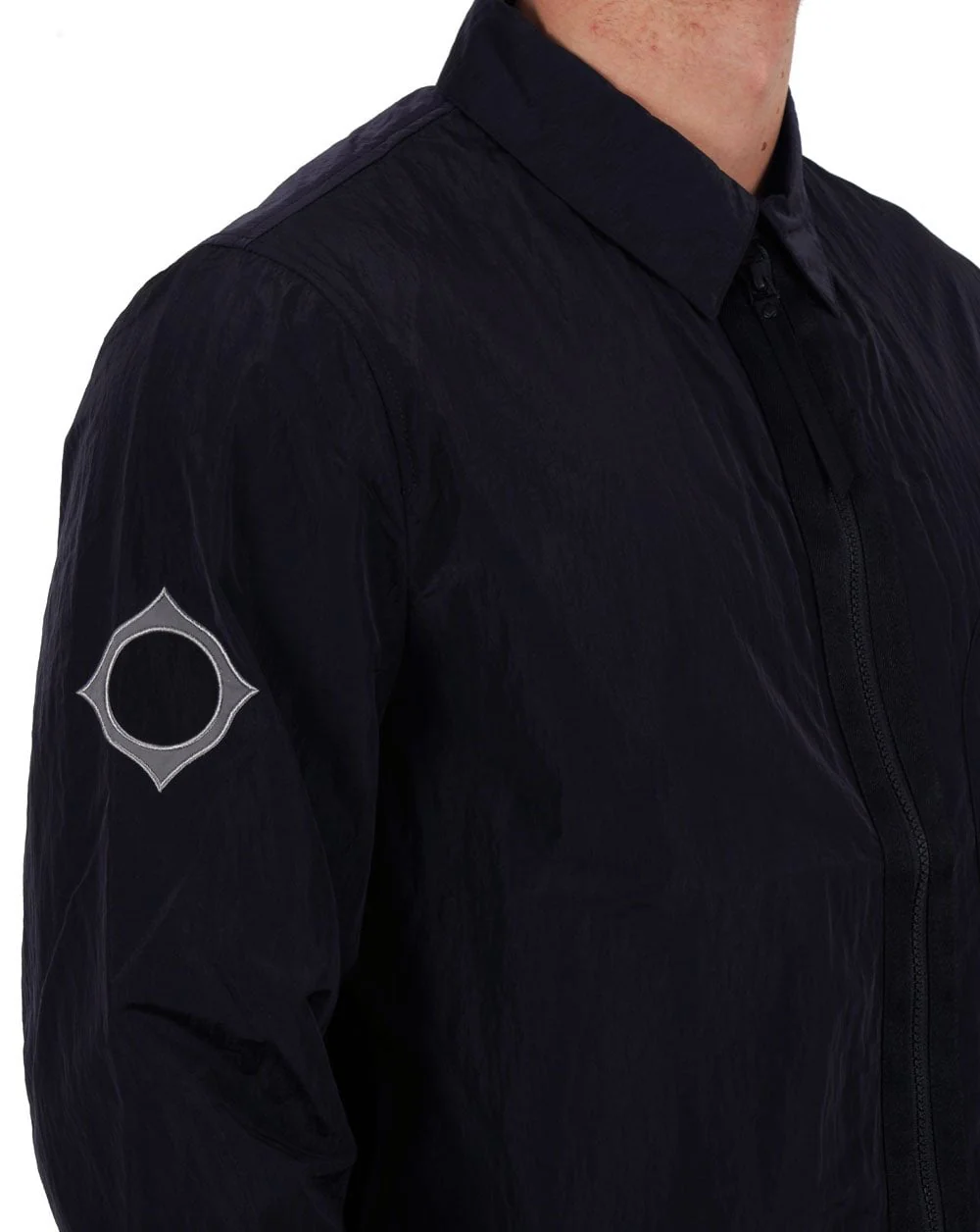 MA.STRUM Rivet Overshirt Black - Image 2