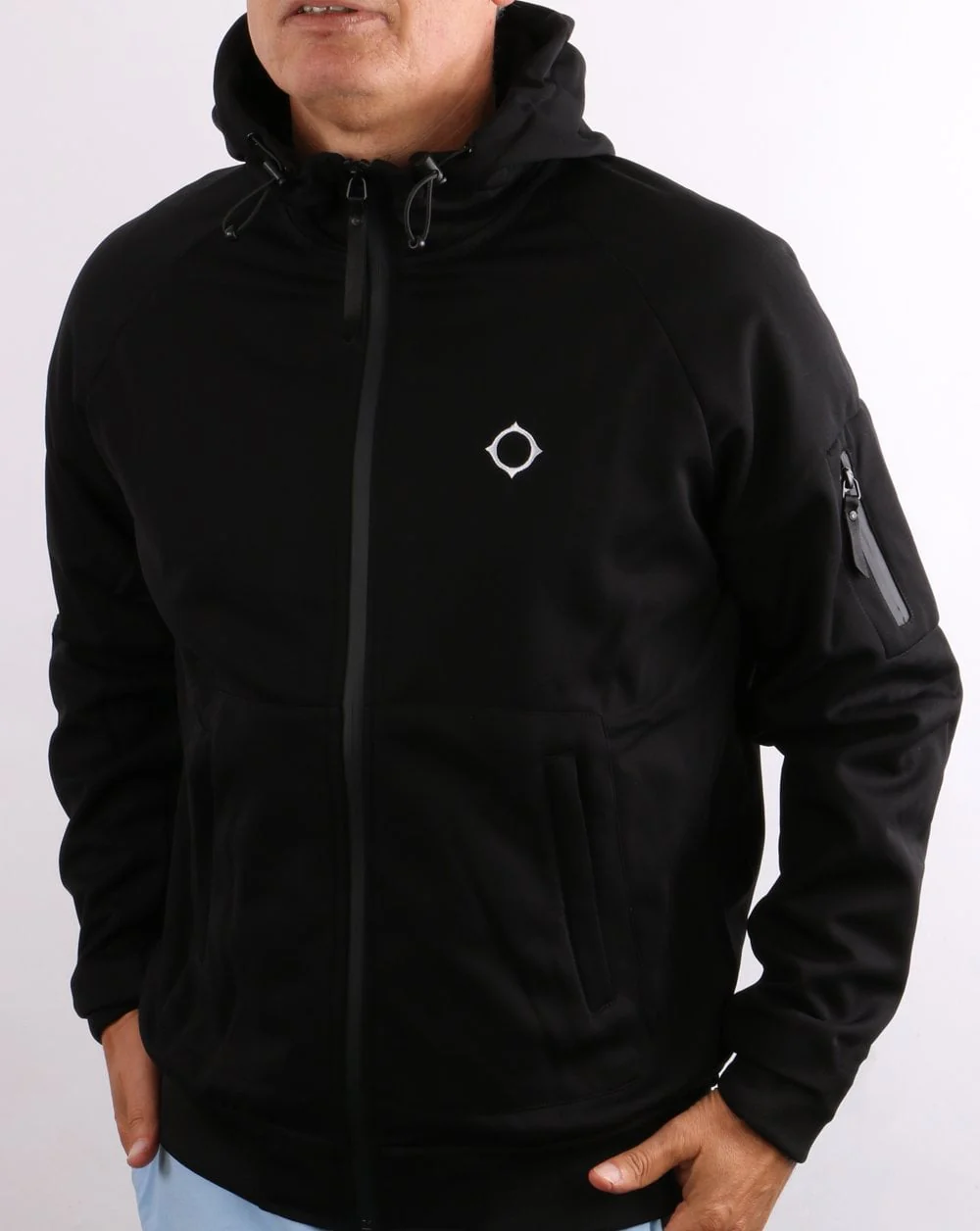 MA.STRUM Tech Fleece Full Zip Hoody Jet Black