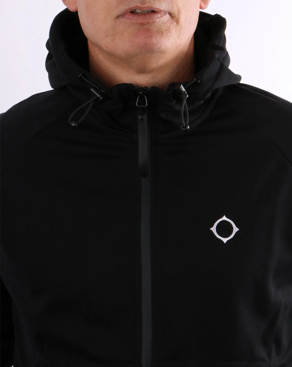 MA.STRUM Tech Fleece Full Zip Hoody Jet Black - Image 2