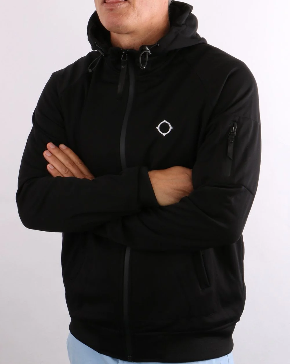 MA.STRUM Tech Fleece Full Zip Hoody Jet Black - Image 4