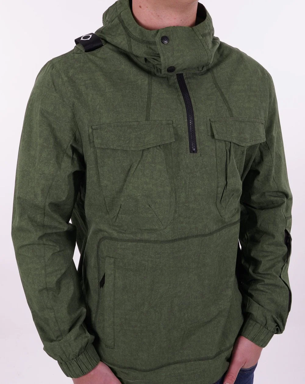 Ma.strum Tie Die Smock Oil Slick Green