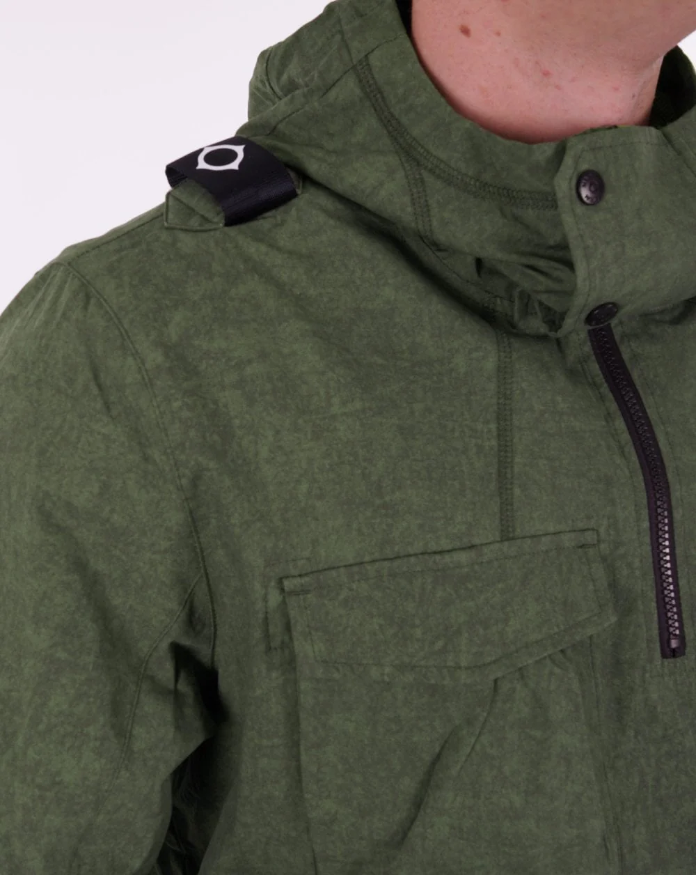 Ma.strum Tie Die Smock Oil Slick Green - Image 2