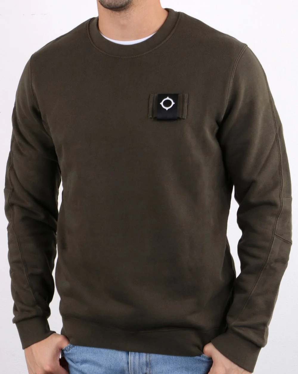 Ma.strum Training Crew Sweat Dark Khaki