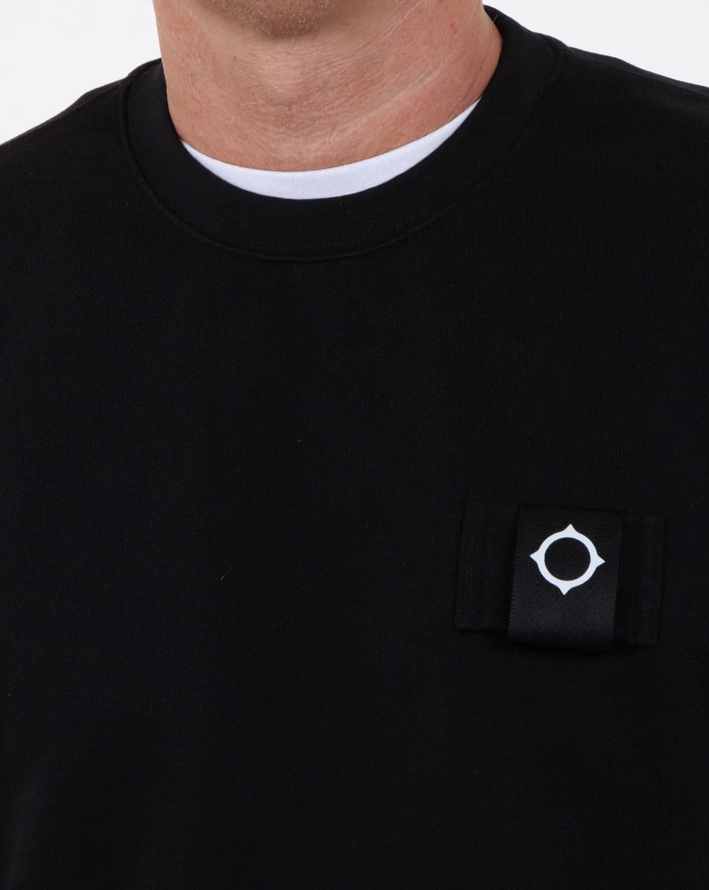 Ma.strum Training Crew Sweat Jet Black - Image 2