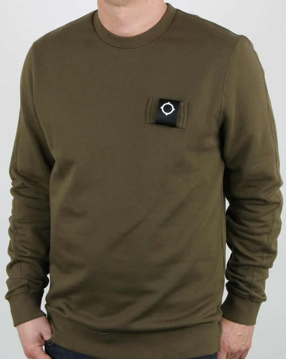 Ma.strum Training Crew Sweat Light Khaki - Image 4