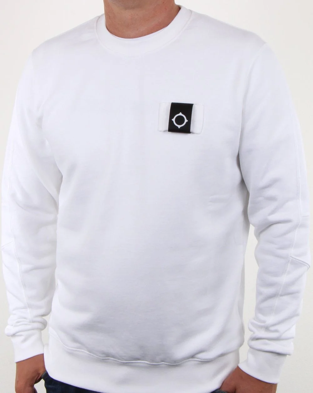 Ma.strum Training Crew Sweat Optic White