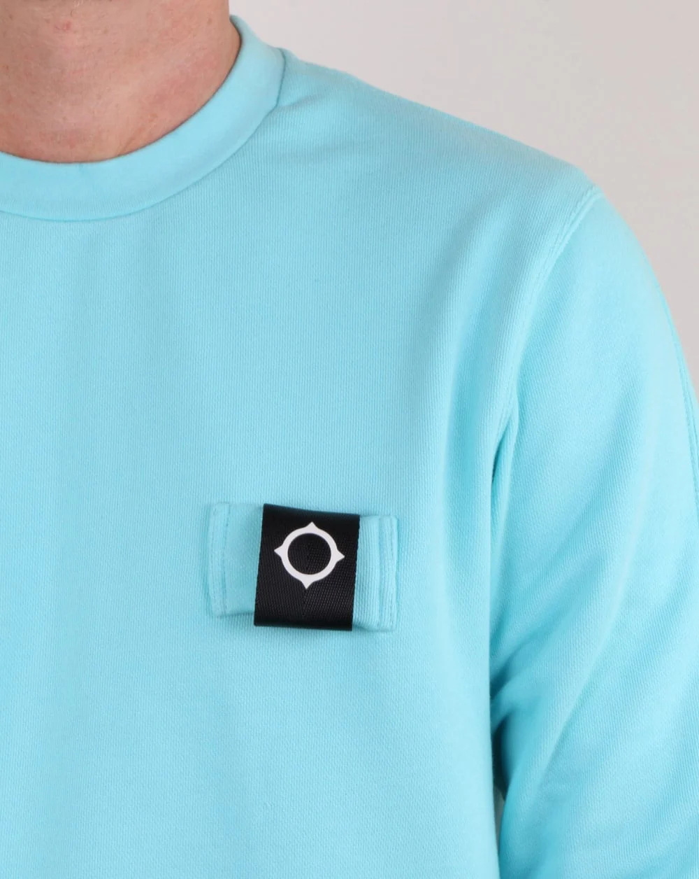 Ma.strum Training Crew Sweat Pale Turquoise - Image 2