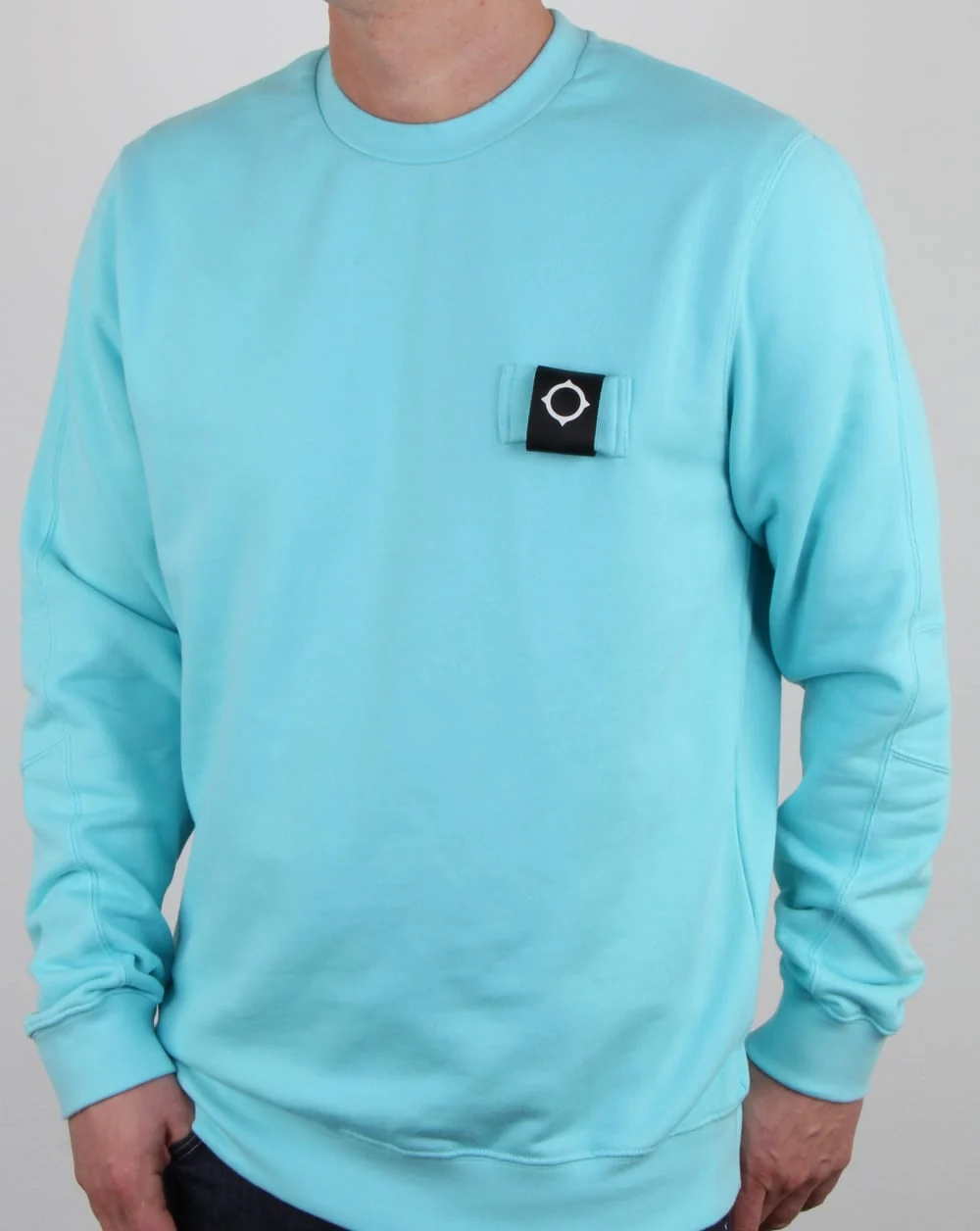 Ma.strum Training Crew Sweat Pale Turquoise - Image 3