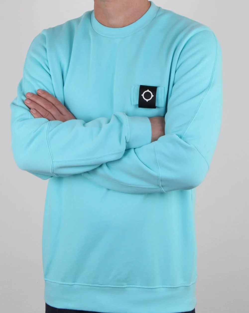 Ma.strum Training Crew Sweat Pale Turquoise - Image 4