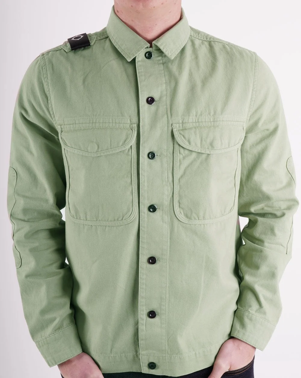 Ma.strum Two Pocket Overshirt Green