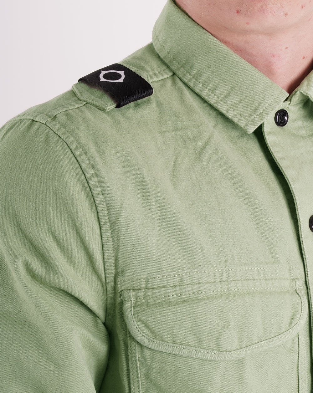 Ma.strum Two Pocket Overshirt Green - Image 2