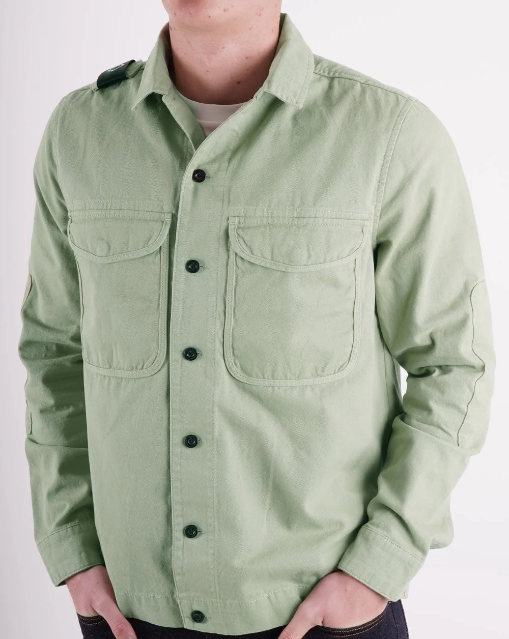 Ma.strum Two Pocket Overshirt Green - Image 4