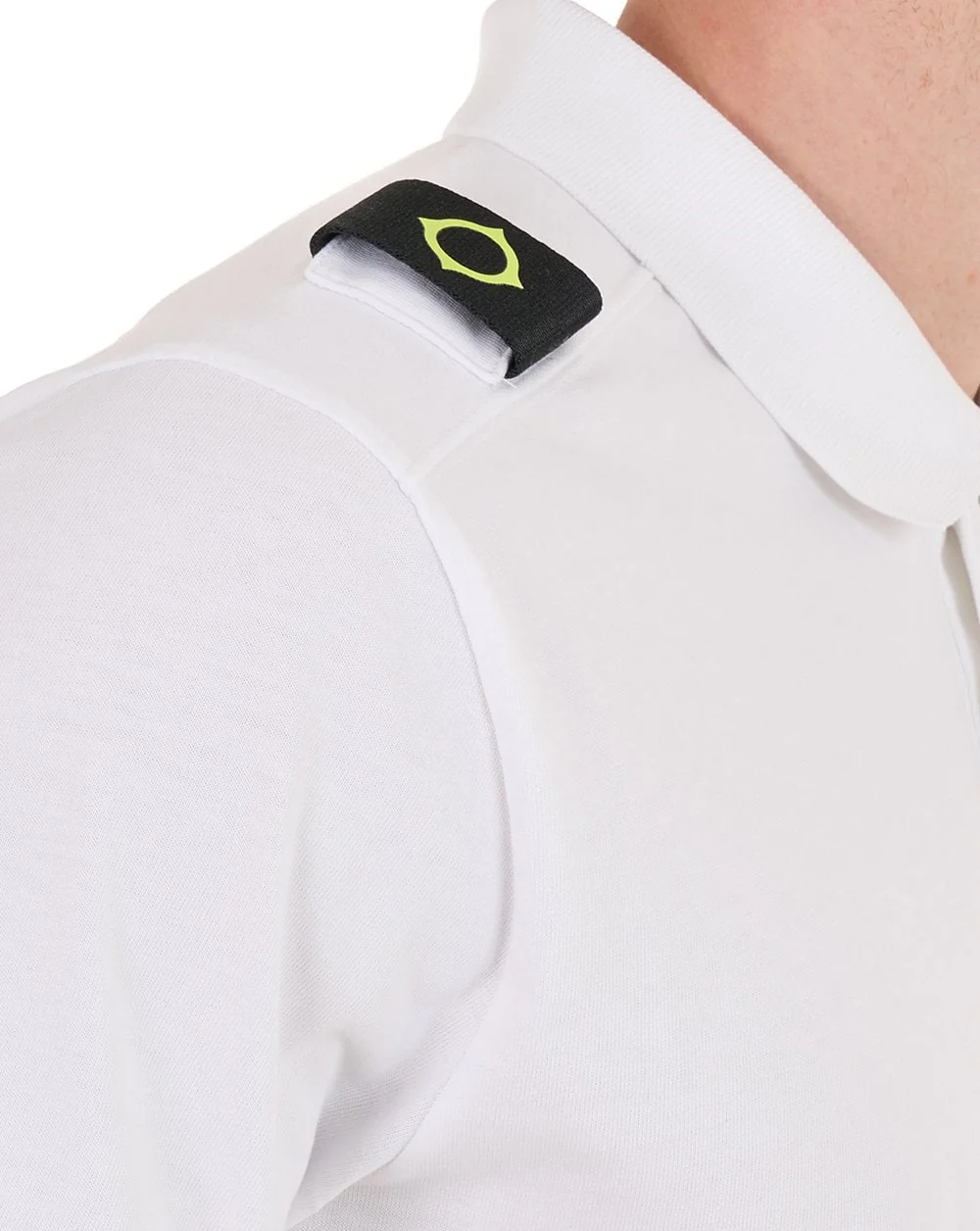 MA.STRUM Volt Jersey Polo Optic White - Image 4