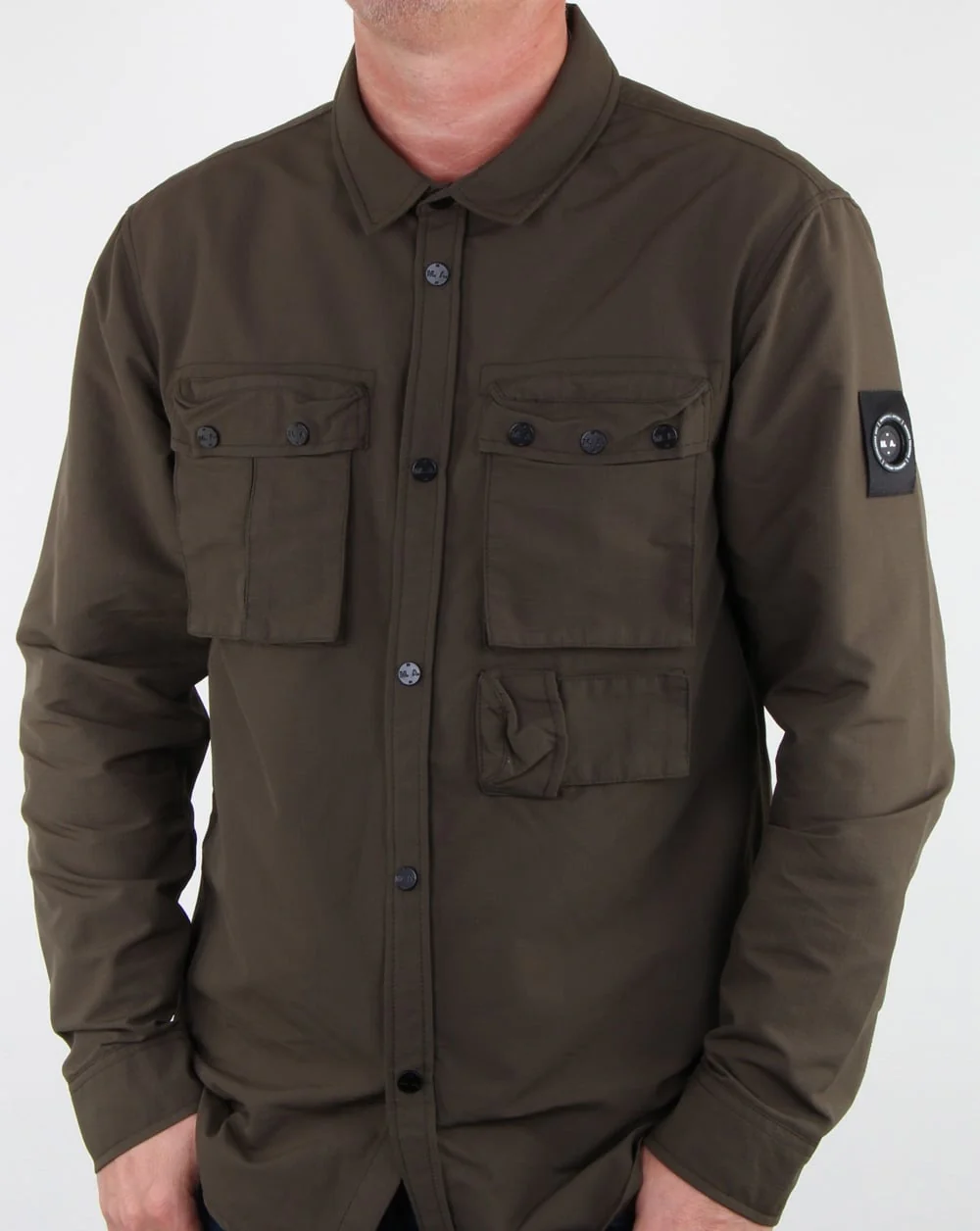 Marshall Artist 60 40 Hiking Overshirt Khaki