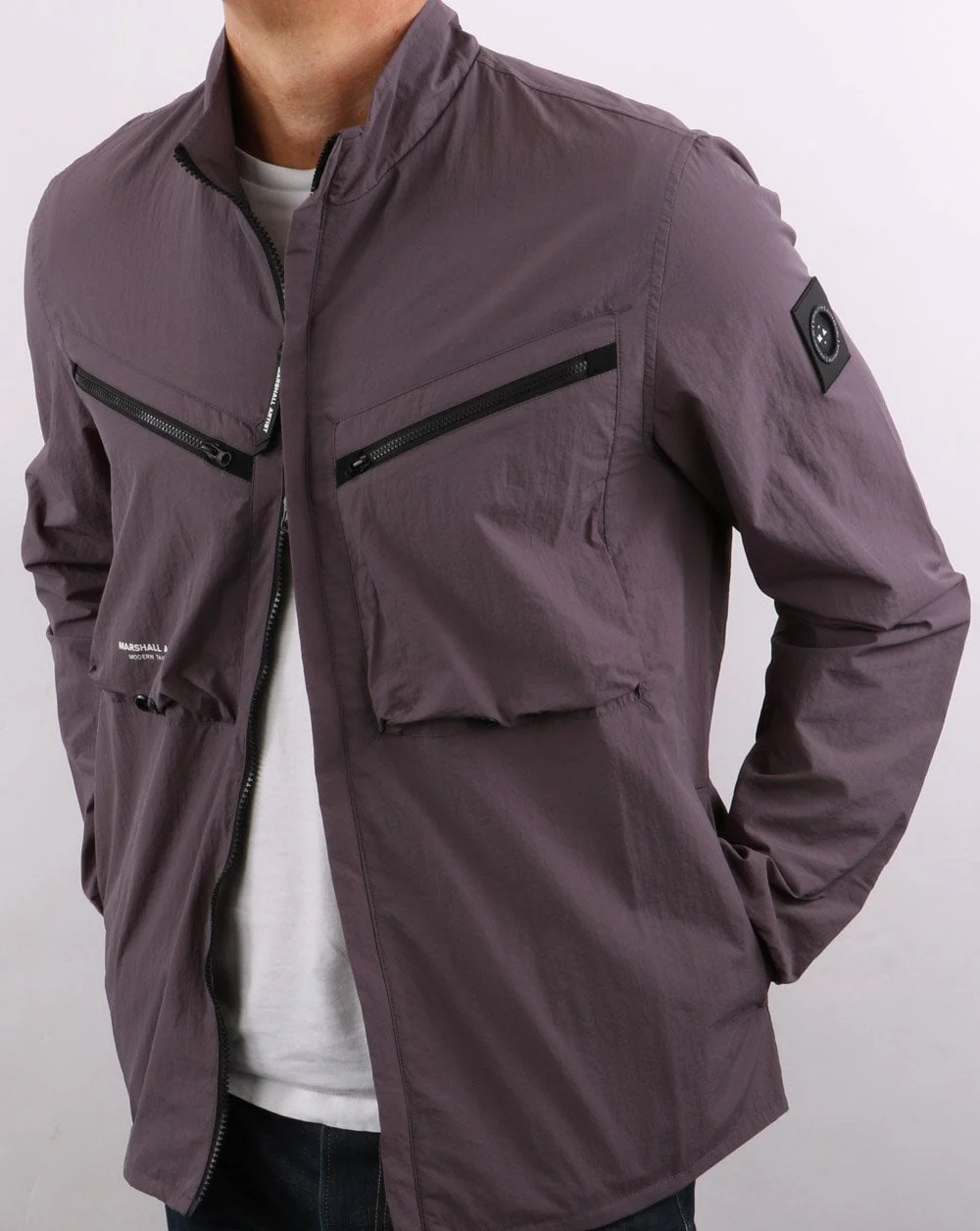 Marshall Artist Airscape Overshirt Pale Purple - Image 3