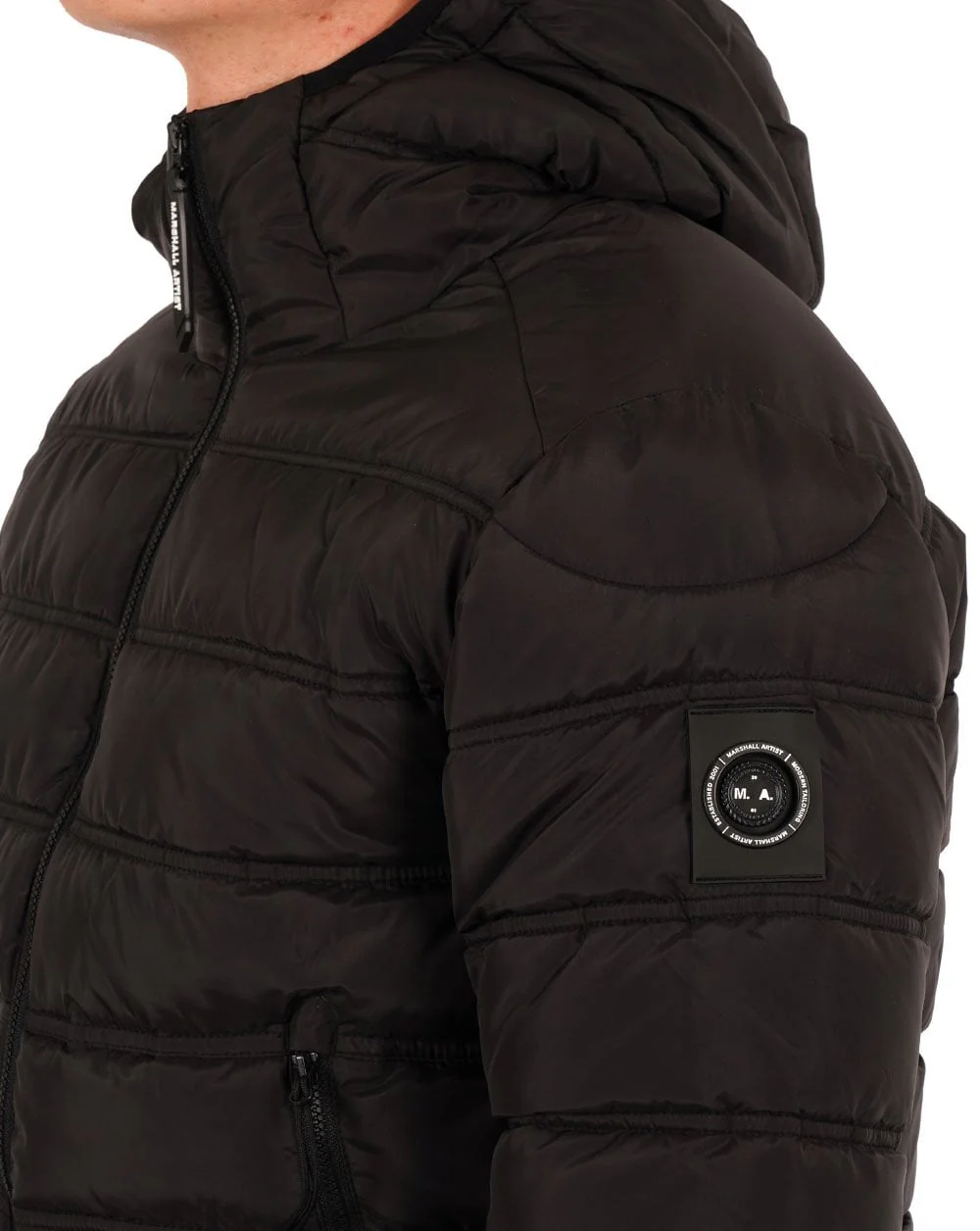 Marshall Artist Altitude Bubble Jacket Black - Image 2