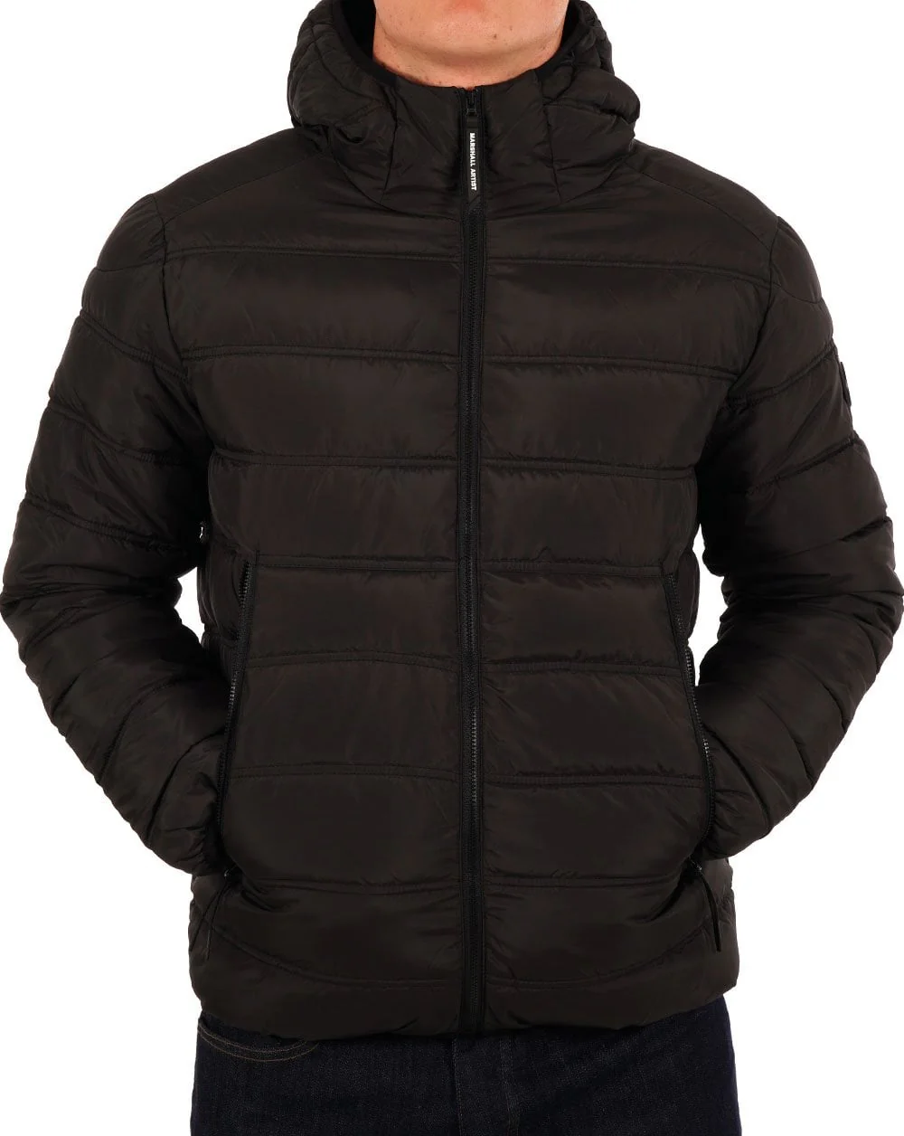 Marshall Artist Altitude Bubble Jacket Black - Image 3