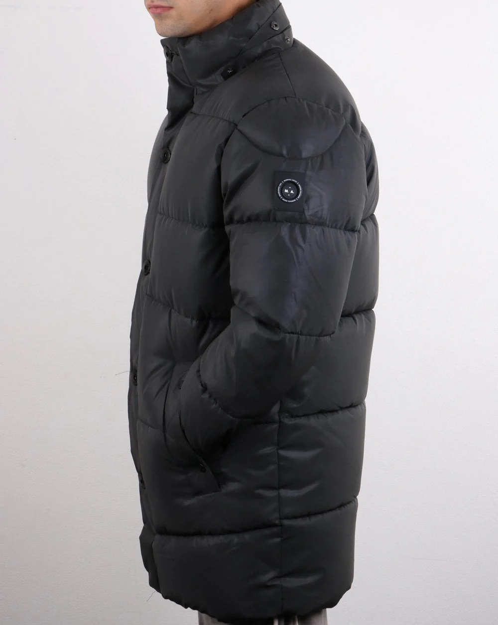 Marshall Artist Bubble Hooded Coat Black - Image 2