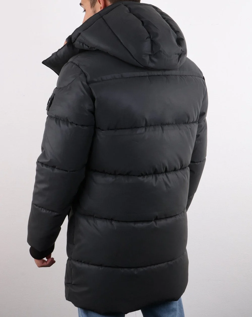 Marshall Artist Bubble Hooded Coat Black - Image 3