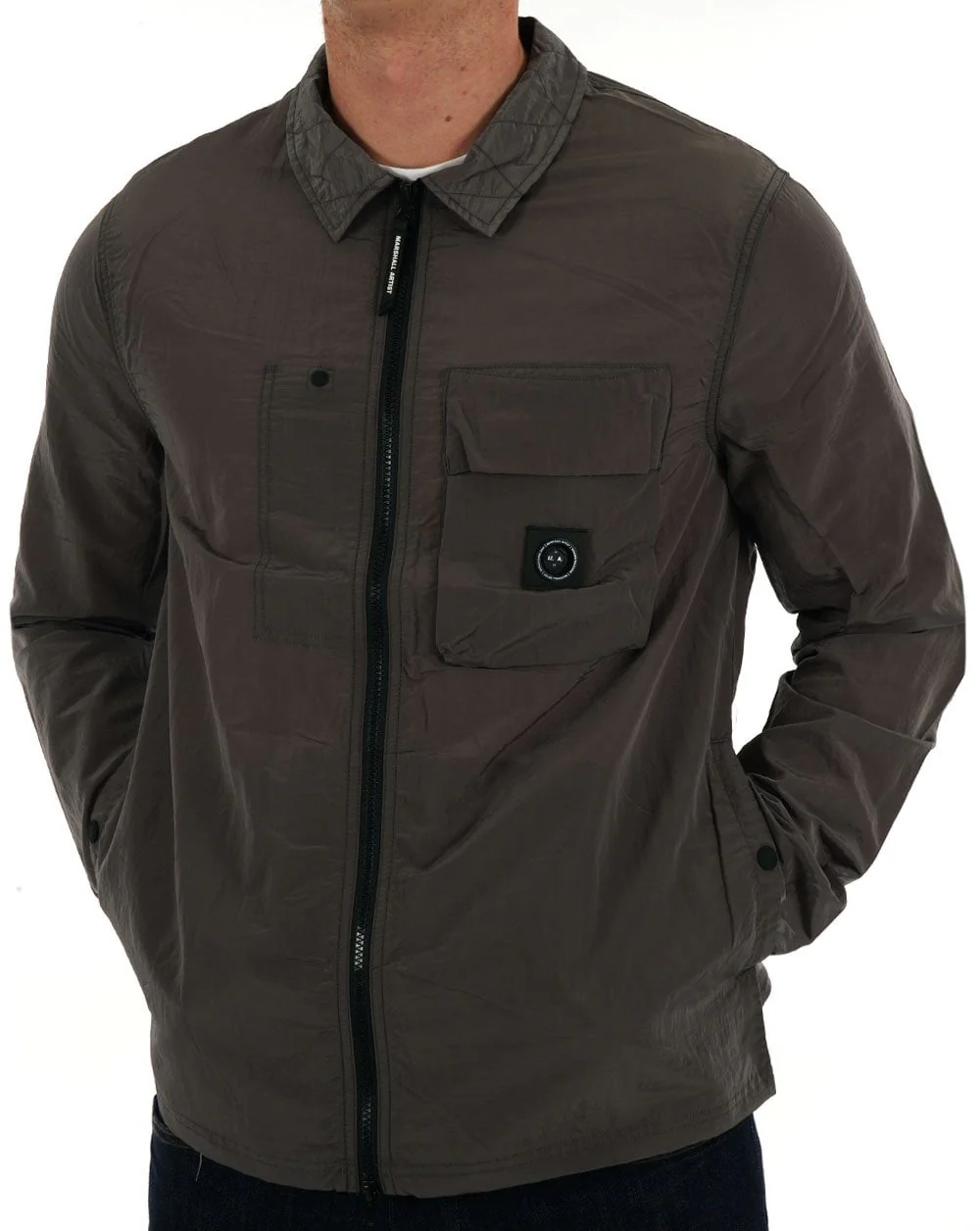 Marshall Artist Carico Overshirt Volcanic Grey - Image 4