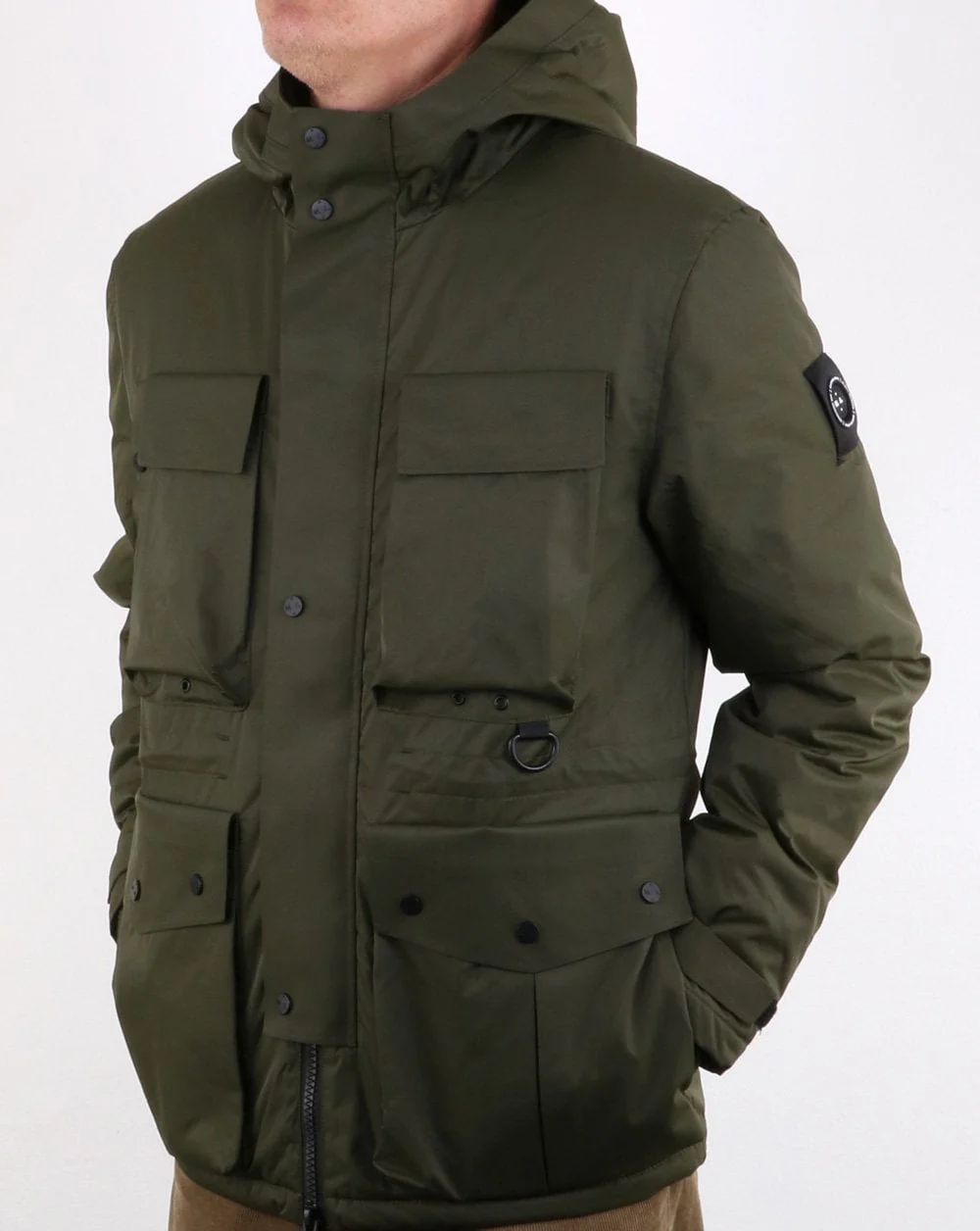 Marshall Artist Classic 4 Pocket Parka Khaki - Image 2