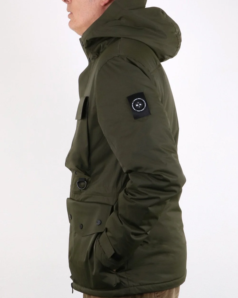 Marshall Artist Classic 4 Pocket Parka Khaki - Image 3