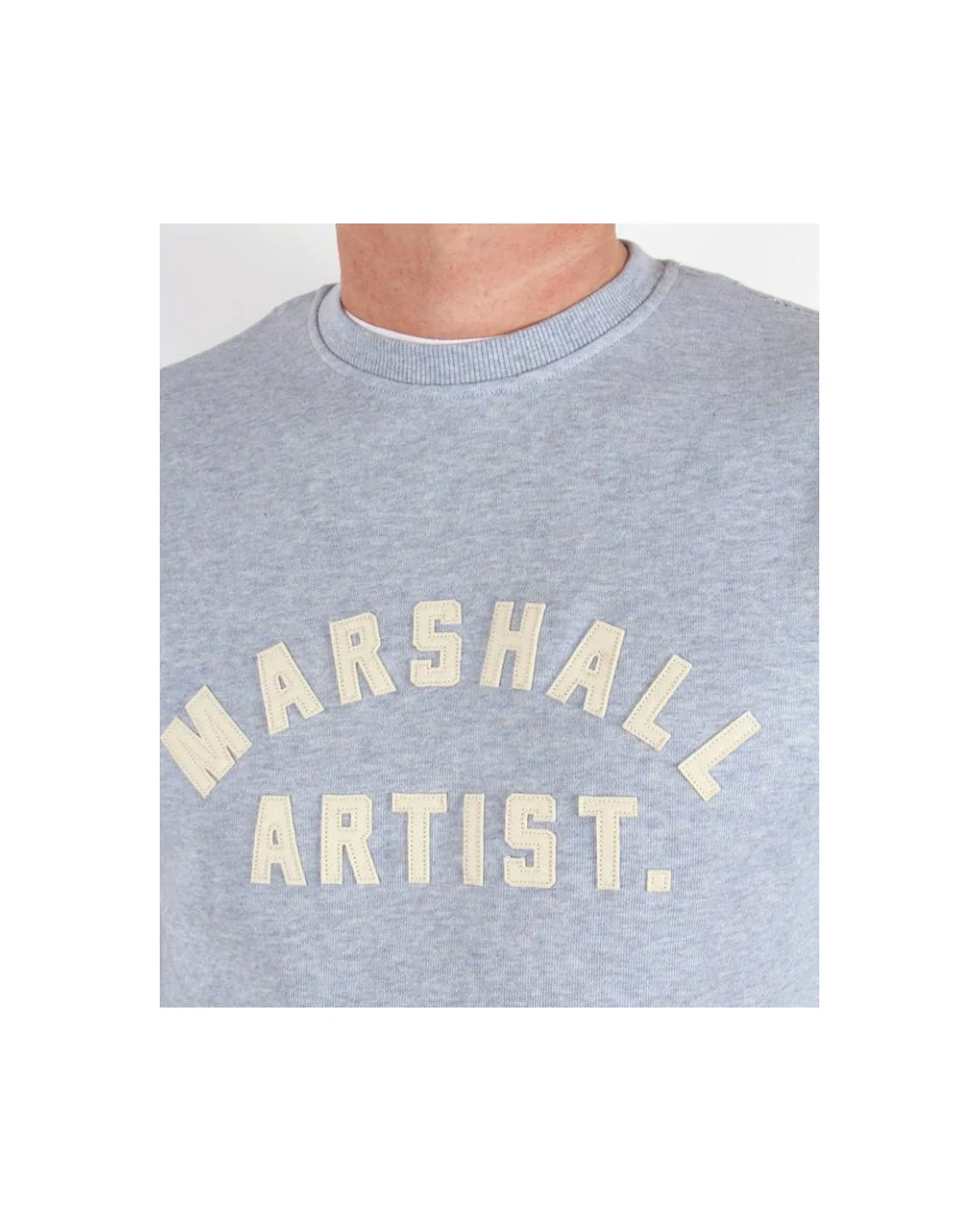 Marshall Artist Classic Marque Sweatshirt Grey Blue - Image 2