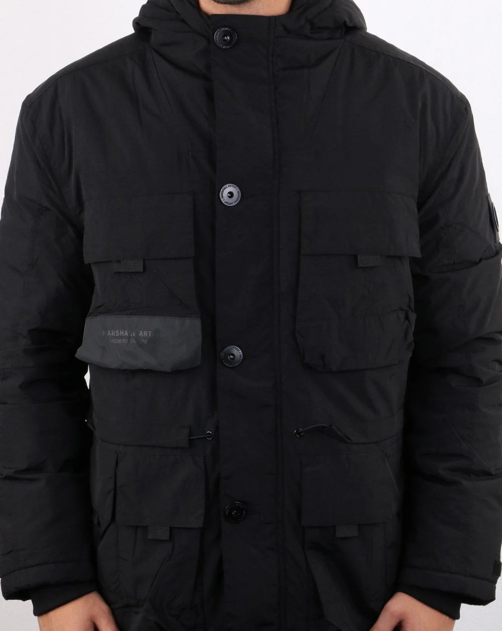 Marshall Artist Compacta Resin Field Jacket Black - Image 4