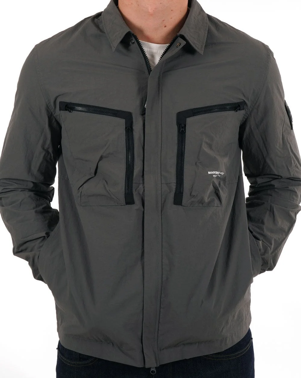 Marshall Artist Compressa Overshirt Grey - Image 3