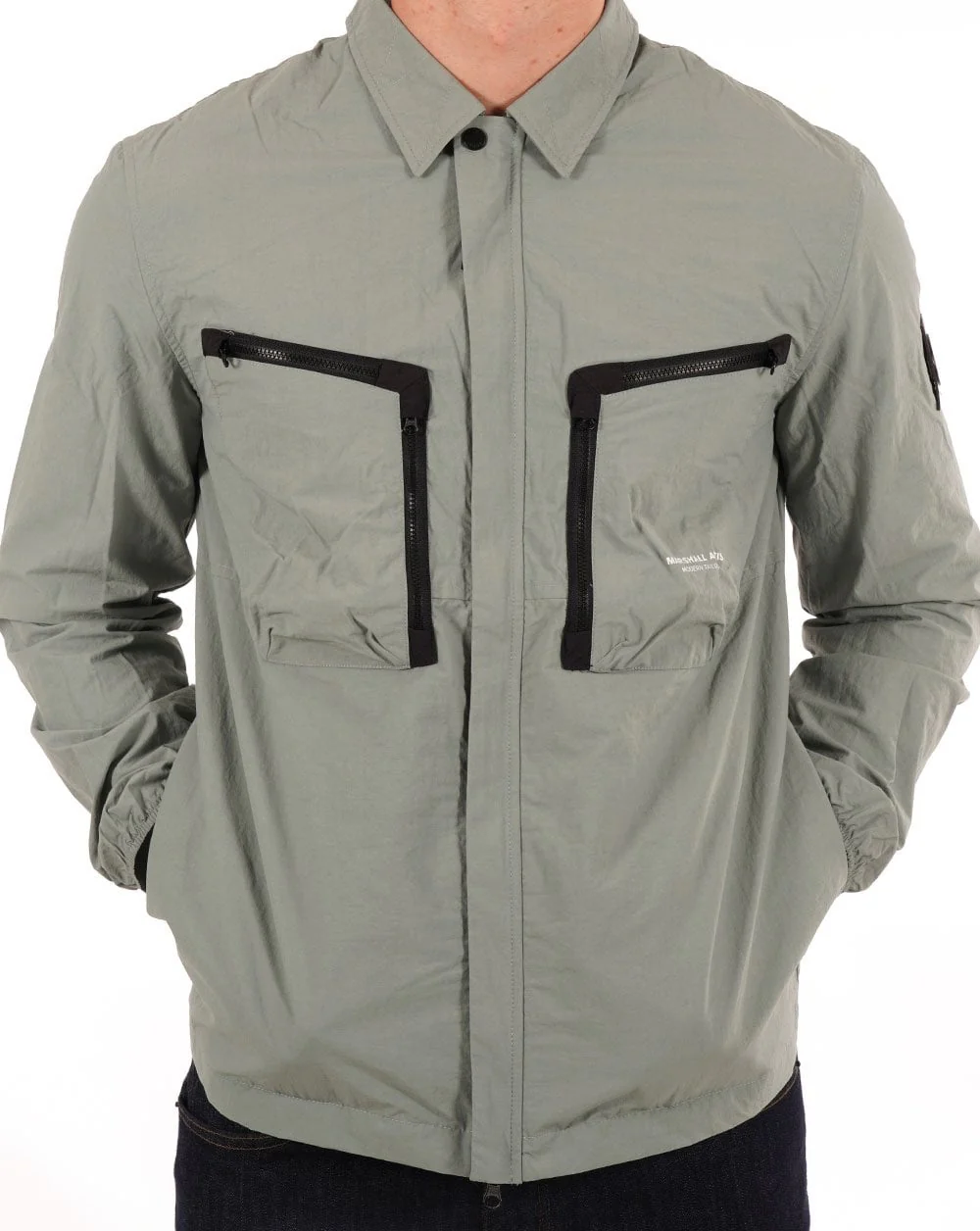 Marshall Artist Compressa Overshirt Oxide Green - Image 3