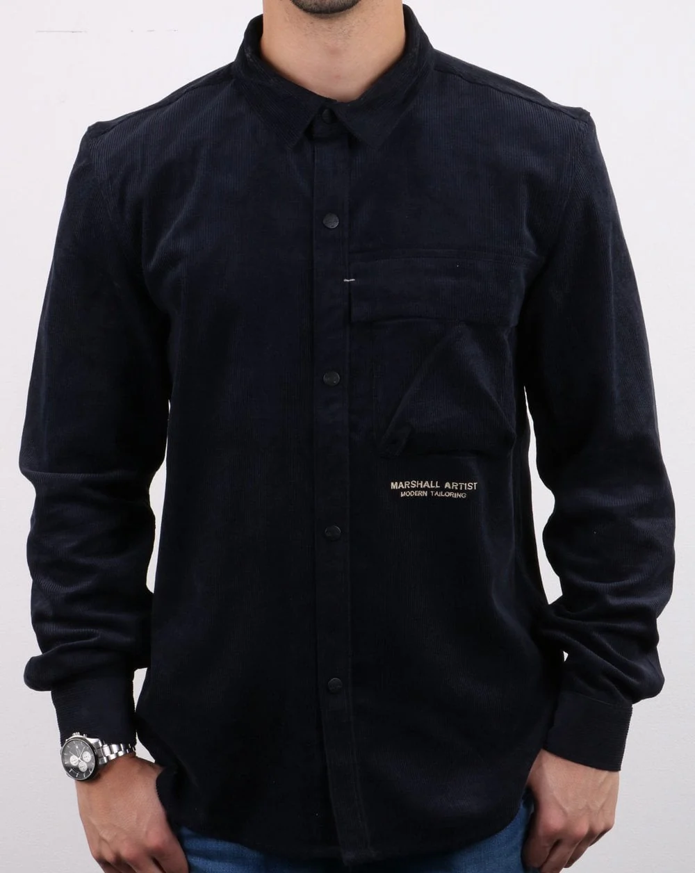 Marshall Artist Cord Shirt Navy