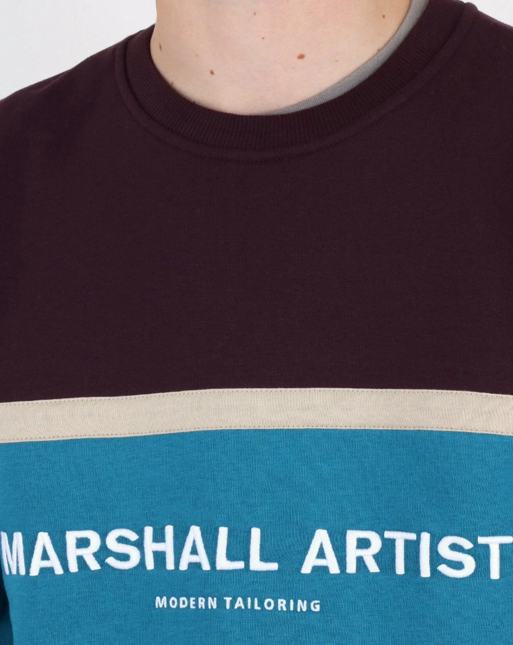 Marshall Artist Crown Heights Sweatshirt Burgundy - Image 2