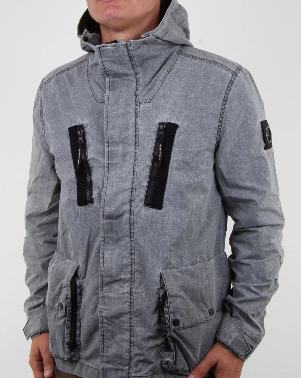 Marshall Artist Fragment Process Jacket Washed Grey