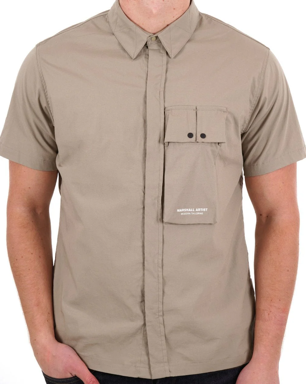 Marshall Artist Gaberdine SS Shirt Clay