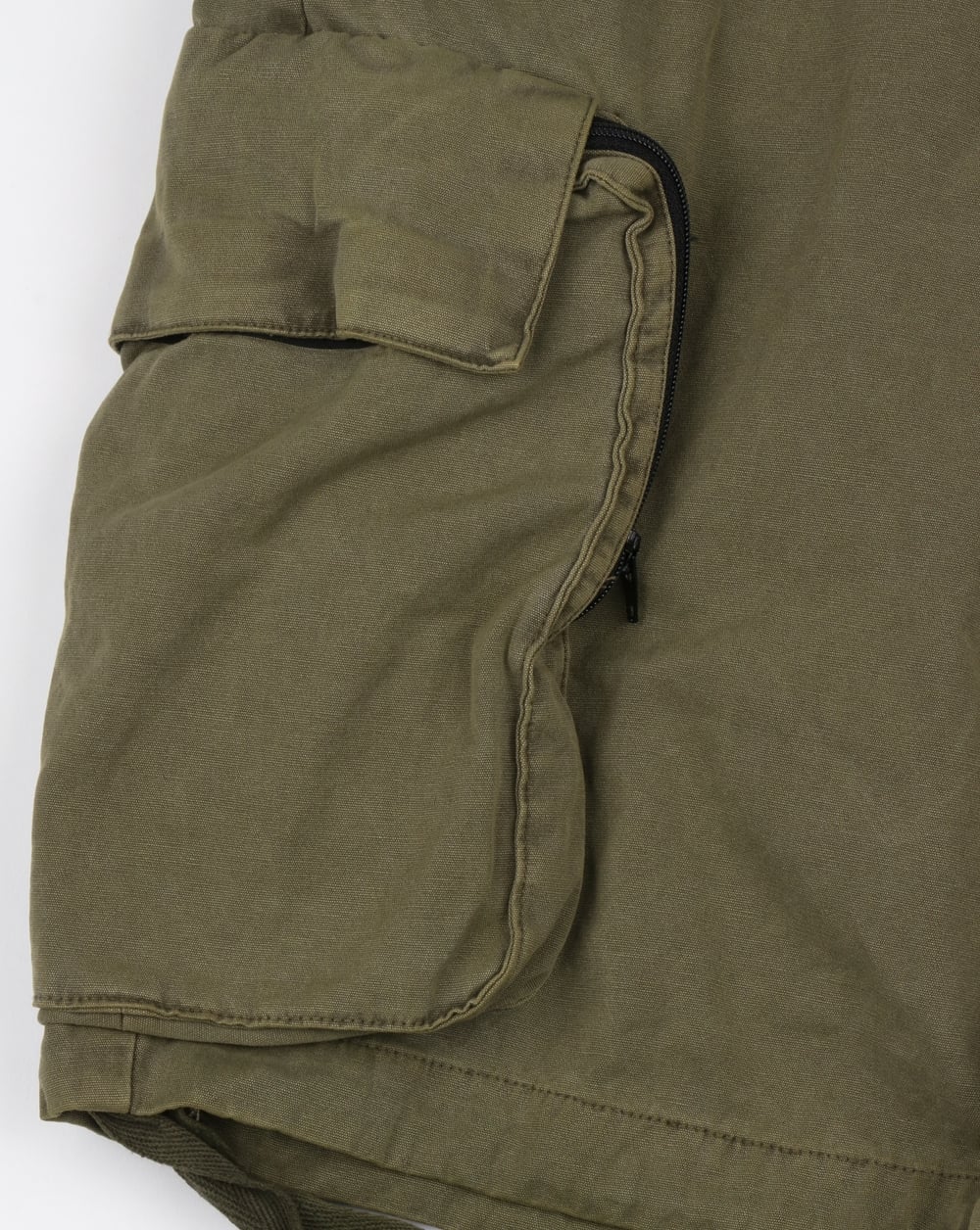 Marshall Artist Garment Dyed Combat Cargo Shorts Khaki - Image 4